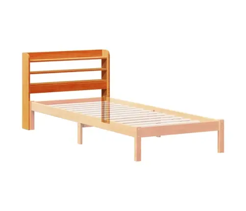 Galvgalis Ar Plauktiem, Vaska Brūns, 75 Cm, Priedes Masīvkoks Vidaxl