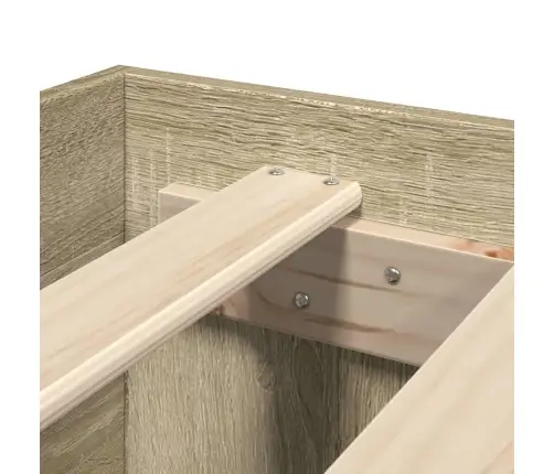 Gulta Bez Matrača, Ozolkoka, 180X200 Cm, Inženierijas Koks Vidaxl