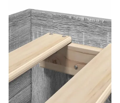 Voodiraam, Hall Sonoma Tamm, 100 X 200 cm Tehispuit