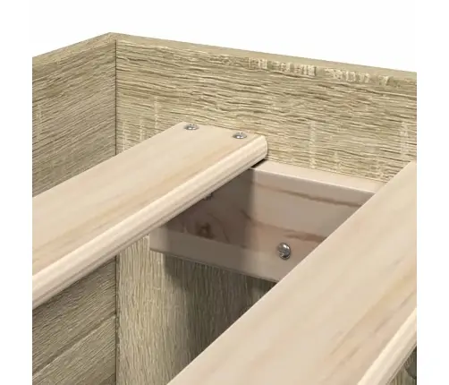 Gulta Bez Matrača, Ozolkoka, 90X200 Cm, Inženierijas Koks Vidaxl