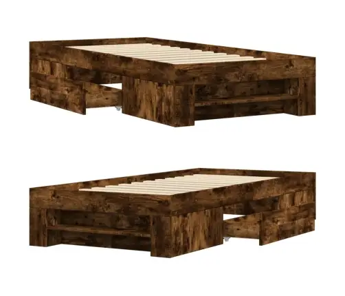 Gulta Bez Matrača, Ozolkoka, 90X200 Cm, Inženierijas Koks Vidaxl