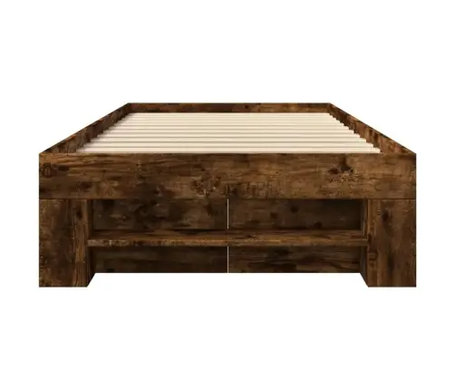 Lovos Rėmas Be Čiužinio, Dūminis, 90X190cm Apdirbta Mediena