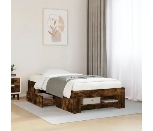 Gulta Bez Matrača, Ozolkoka, 75X190 Cm, Inženierijas Koks Vidaxl