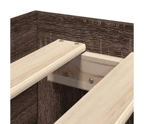 Gulta Bez Matrača, Brūna Ozola, 75X190 Cm, Inženierijas Koks Vidaxl