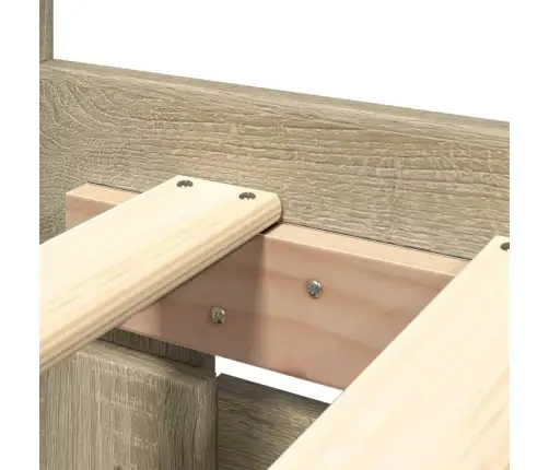 Lovos Rėmas Su Galvūgaliu, Ąžuolo, 180X200cm Apdirbta Mediena