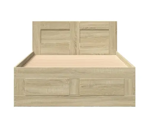 Lovos Rėmas Su Galvūgaliu, Ąžuolo, 90X200cm Apdirbta Mediena