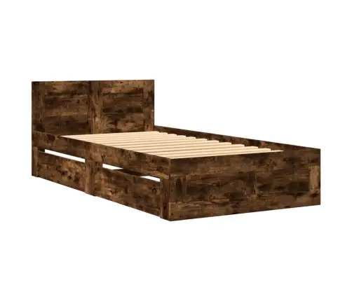 Gultas Rāmis Ar Galvgali, 90X200 Cm, Inženierijas Koks Vidaxl Gultas Rāmis Ar Galvgali, 90X200 Cm, Inženierijas Koks Vidaxl