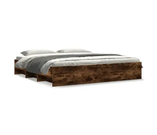 Gulta Bez Matrača, Ozolkoka, 180X200 Cm, Inženierijas Koks Vidaxl