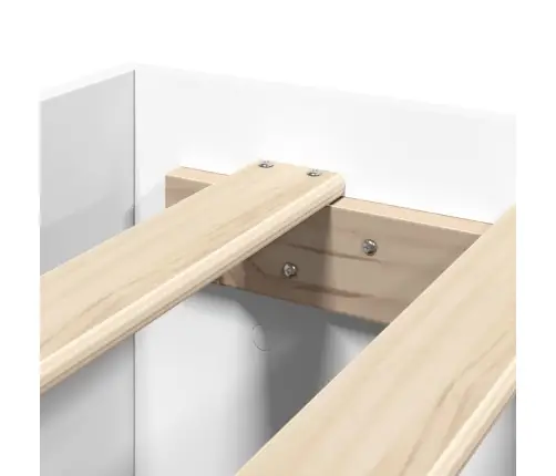 Lovos Rėmas Be Čiužinio, Baltas, 160X200 cm Apdirbta Mediena