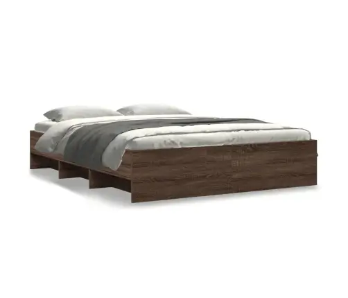 Lovos Rėmas Be Čiužinio Rudas Ąžuolas Inžinerinė Mediena