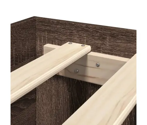 Lovos Rėmas Be Čiužinio Rudas Ąžuolas Inžinerinė Mediena