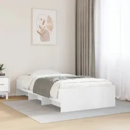Lovos Rėmas, Baltos Spalvos, 100X200cm Apdirbta Mediena