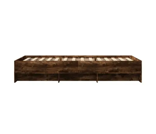 Lovos Rėmas Be Čiužinio, Dūminis, 100X200cm Apdirbta Mediena