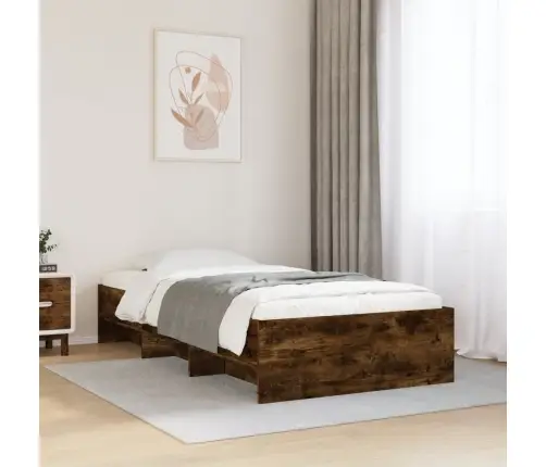 Lovos Rėmas Be Čiužinio, Dūminis, 100X200cm Apdirbta Mediena