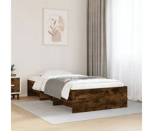 Lovos Rėmas Be Čiužinio, Dūminis, 90X200cm Apdirbta Mediena