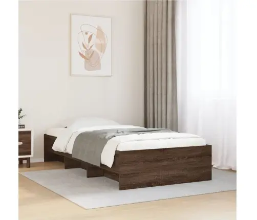 Peatsiga Voodiraam, Ilma Madratsita, Sonoma Tamm 90X200 Cm