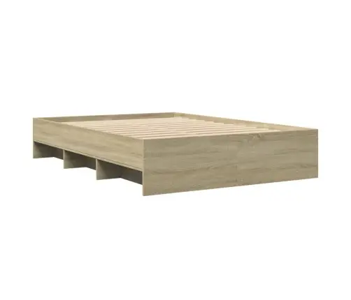 Gulta Bez Matrača, Ozolkoka, 140X190 Cm, Inženierijas Koks Vidaxl