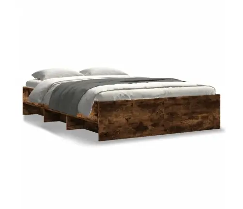 Lovos Rėmas Be Čiužinio, Dūminio Ąžuolo, 140X190cm Mediena
