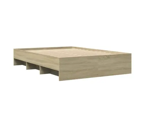 Lovos Rėmas, Sonoma Ąžuolo Spalvos, 135X190cm Apdirbta Mediena