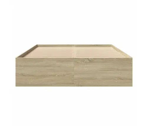 Gulta Bez Matrača, Ozolkoka, 120X190 Cm, Inženierijas Koks Vidaxl