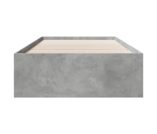 Lovos Rėmas, Betono Pilkos Spalvos, 90X190cm Apdirbta Mediena