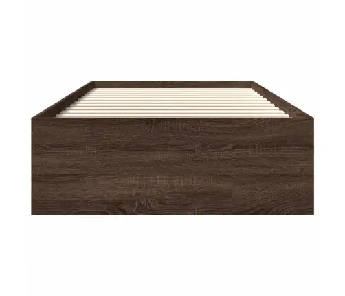 Gulta Bez Matrača, Brūna Ozola, 90X190 Cm, Inženierijas Koks Vidaxl