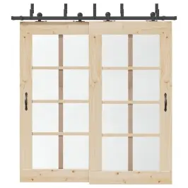 Liugukse Tarvikute Komplekt 213,5 Cm Terasest, Must