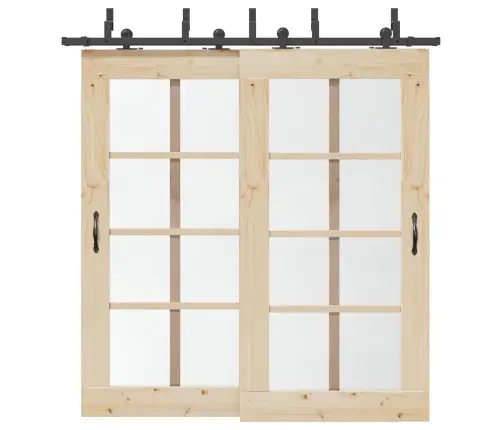 Liugukse Tarvikute Komplekt 213,5 Cm Terasest, Must