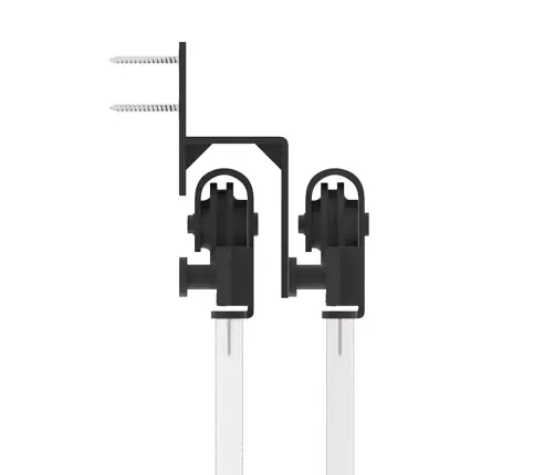 Bīdāmo Durvju Sistēma, 213,5 Cm, Melns Tērauds Vidaxl