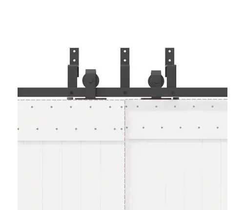 Liugukse Tarvikute Komplekt 305 Cm Terasest, Must