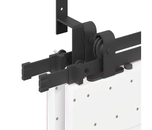 Liugukse Tarvikute Komplekt 305 Cm Terasest, Must