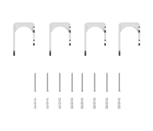 Stumdomų Durų Įrangos Rinkinys, Sidabr., 200cm Nerūd. Plien.