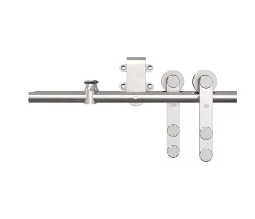 Liuguksetarvikute Komplekt, 200 cm Roostevaba Teras, Hõbedane