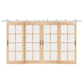 Bīdāmo Durvju Sistēma, 400 Cm, Nerūsējošs Tērauds Vidaxl