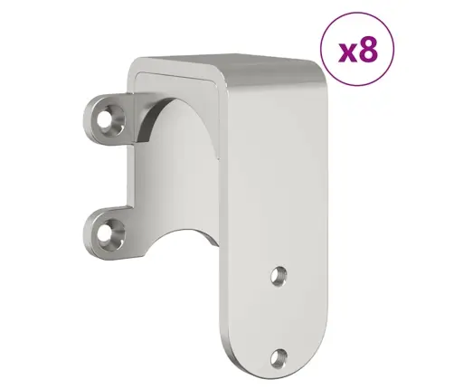 Liuguksetarvikute Komplekt, 400 cm Roostevaba Teras, Hõbedane