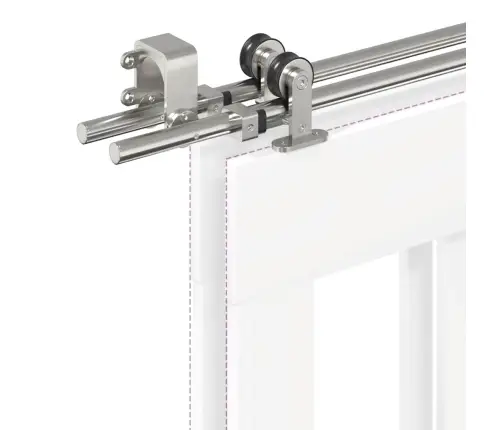 Liuguksetarvikute Komplekt, 400 cm Roostevaba Teras, Hõbedane