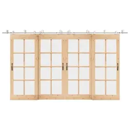 Bīdāmo Durvju Sistēma, 400 Cm, Nerūsējošs Tērauds Vidaxl