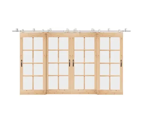 Liuguksetarvikute Komplekt, 400 cm Roostevaba Teras, Hõbedane