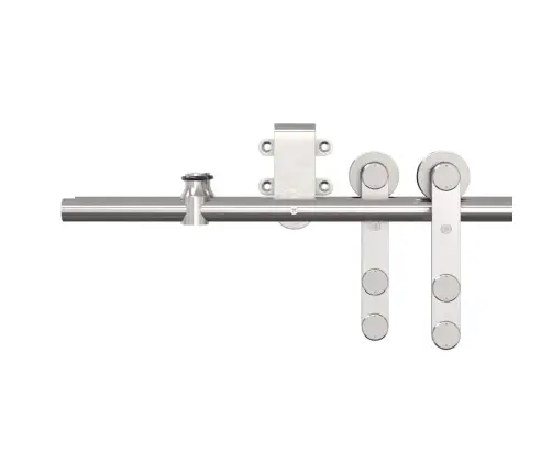 Stumdomų Durų Įrangos Rinkinys, Sidabr., 366cm Nerūd. Plien.