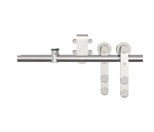 Bīdāmo Durvju Sistēma, 400 Cm, Nerūsējošs Tērauds Vidaxl
