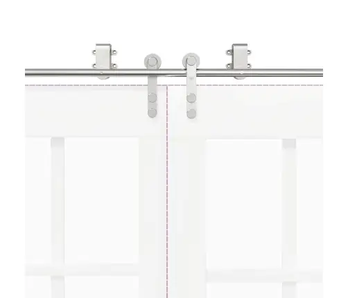 Bīdāmo Durvju Sistēma, 400 Cm, Nerūsējošs Tērauds Vidaxl