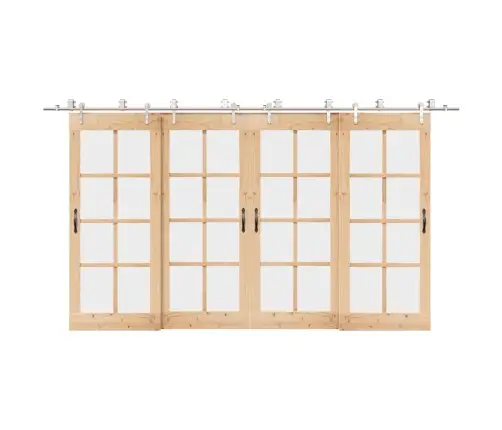 Bīdāmo Durvju Sistēma, 400 Cm, Nerūsējošs Tērauds Vidaxl