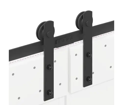 Liugukse Tarvikute Komplekt 366 Cm Terasest, Must