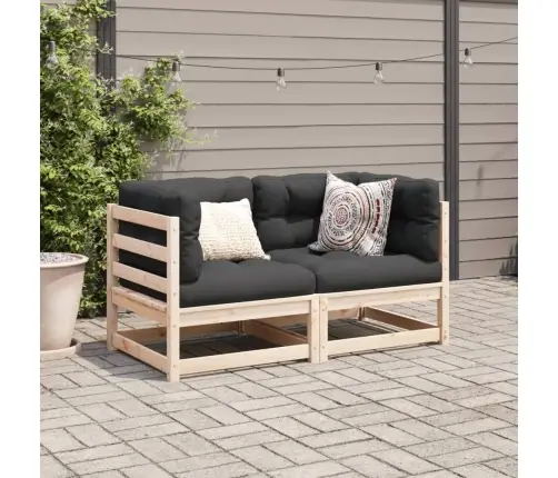 2-Daļīgs Dārza Dīvānu Komplekts, Priedes Masīvkoks Vidaxl