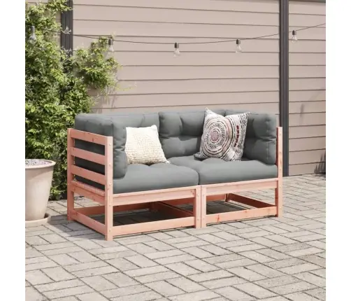 Sodo Sofos Komplektas, 2 Dalių, Douglas Eglės Medienos Masyvas