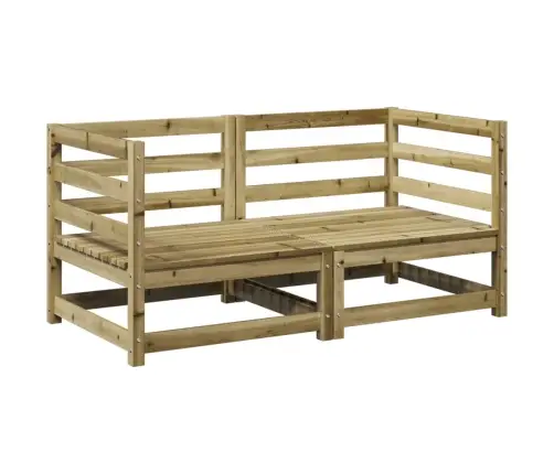 2-Daļīgs Dārza Dīvāna Komplekts, Impregnēts Priedes Koks Vidaxl