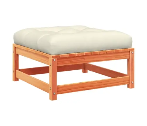 4-Daļīgs Dārza Dīvānu Komplekts, Matrači, Brūns Priedes Koks Vidaxl