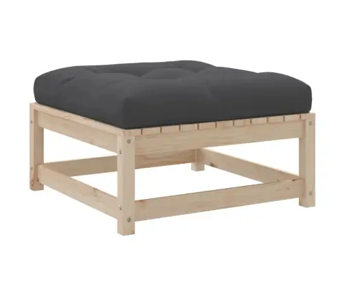 6-Daļīgs Dārza Dīvānu Komplekts Ar Matračiem, Priedes Koks Vidaxl