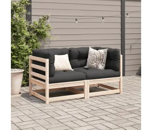 2-Osaline Aiadiivani Komplekt Patjadega, Männipuit