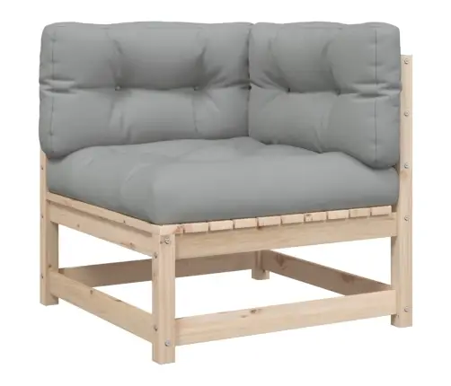 3-Osaline Aiadivani Komplekt Istmepatjadega, Männipuit